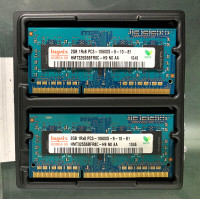 Mac Mini (4GB) Hynix 2GBx2 Memory PC3-10600S-09-10-B1
