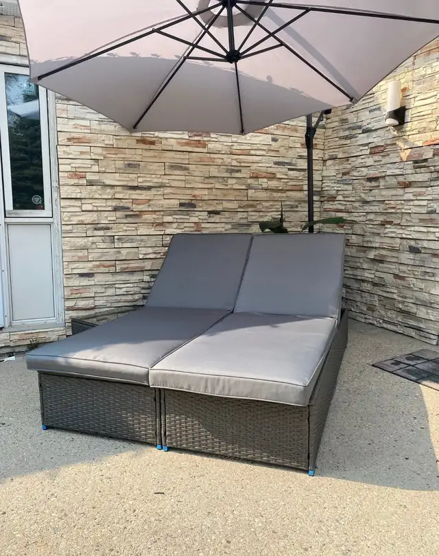 New in boxes!  2 patio loungers and table63234885544065122