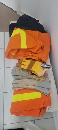 COVERALLS/ GLOVES / SAFETY SHIRT