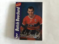 Emile Butch Bouchard signed Molson Export card