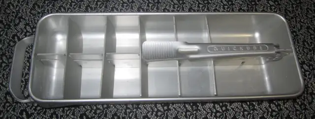 Vintage 1950's Frigidaire Quickube ice cube tray metal pop out in Refrigerators in Sudbury - Image 2
