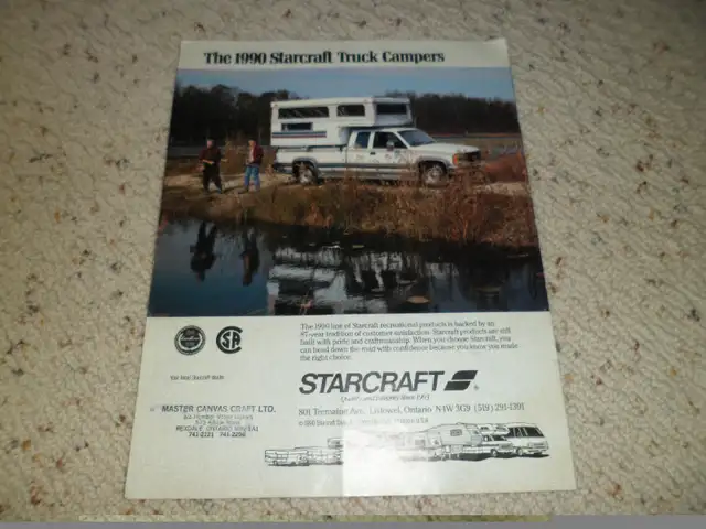 1990 StarCraft Camping Trailers brochure 11 pages in Arts & Collectibles in Markham / York Region - Image 4