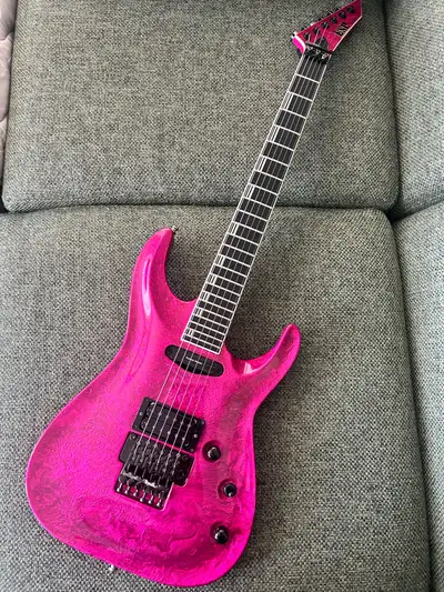 ESP Original Series Custom Shop Horizon I in Liquid Metal pink, View more