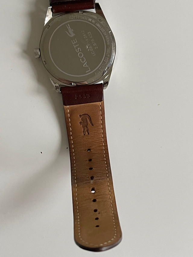 Men lacoste watch - Excellent Condition in Jewellery & Watches in City of Toronto - Image 4