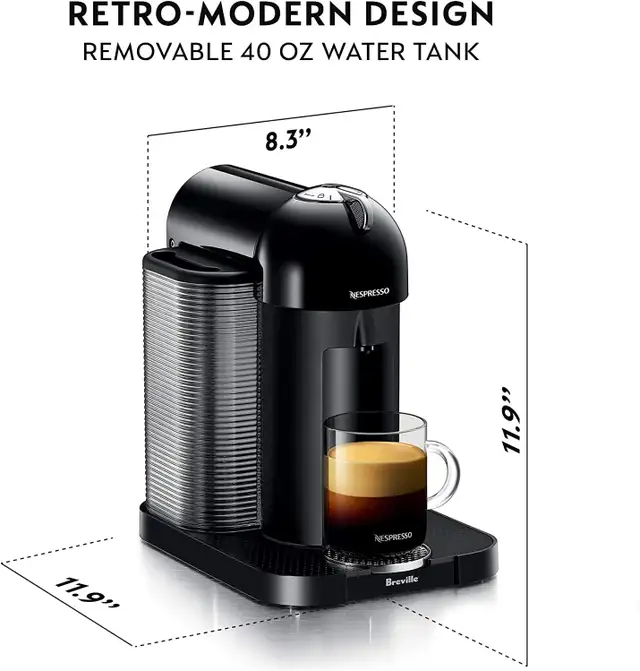 Nespresso Vertuo Coffee & Espresso Machine – Breville Black in Coffee Makers in St. Catharines - Image 9