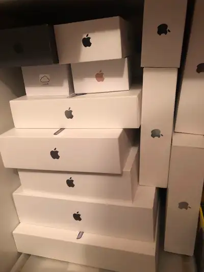 I have a bunch of Apple product boxes. iPhone, MacBook, iPad etc. $10-$20 each