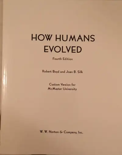 How Humans Evolved 4th edition, View more