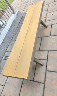 Outdoor Bench with Aluminum Frame (Like New) Markham / York Region Toronto (GTA) Preview