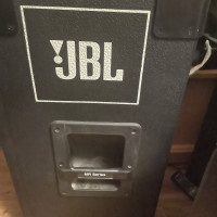 JBL MR825 vintage speakers and Yorkville Stands