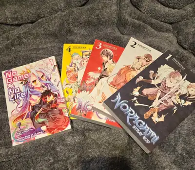 Never read no game no life volume 1, along noragami 1 -4. $5 each or $15for all. Or best offer. Come...