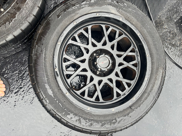 4 x Vision 20” Rims w/ Tires - P275 55 R20 (1LS rating) in Tires & Rims in Kawartha Lakes - Image 4