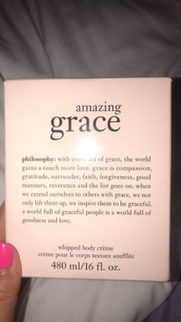 NEW Philosophy Amazing Grace whipped body creme