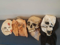 4 Halloween Masks 
