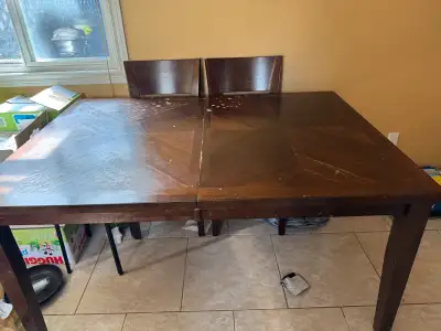 Sofa L 81” W36” H 36” Dinning table L60” W42”H 30” Text to schedule time:778-938-3895