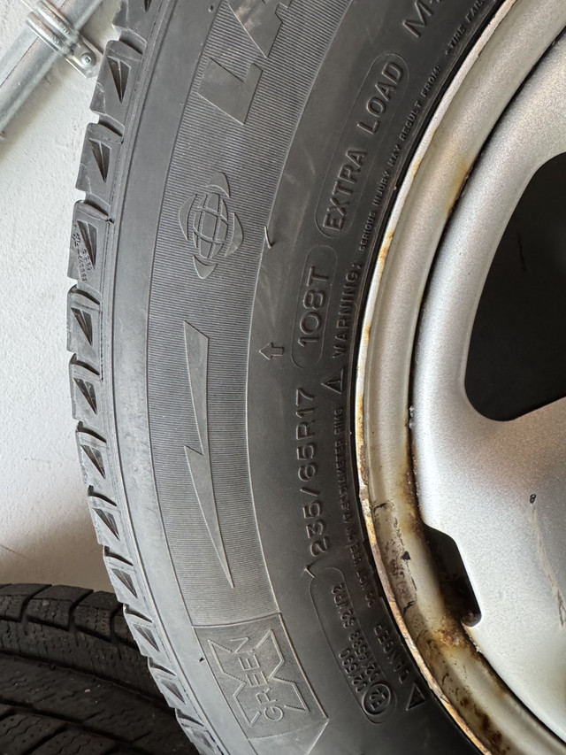 Winter Tires 235/65 R17  On Steel Rims in Tires & Rims in Kitchener / Waterloo - Image 2