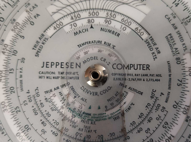 Jeppesen 6" CR3 Circular Computer in Other in Ottawa - Image 3