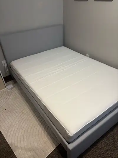Like New IKEA Double bed frame and mattress, View more
