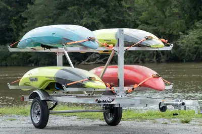 Like New 2023 Triton LXT-LK 4 kayak trailer. This trailer is in excellent condition and has very few...