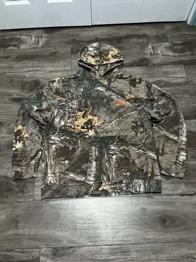 REALTREE Camo Hooded Pullover Sweater Hoodie Mens Size M , View more