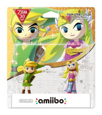 Toon Link/Zelda : The Wind Waker amiibo 2-Pack 30th New/Neuf