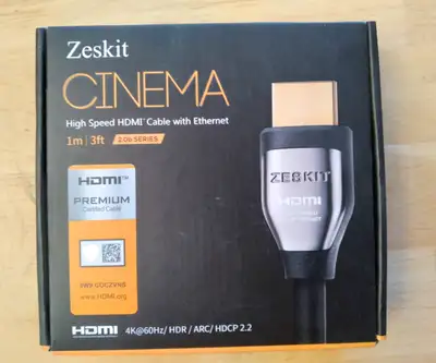 New - High Quality HDMI Cable with Ethernet., View more