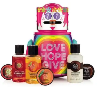 The Body Shop Robot Money Box and Gift Set - a money box you can fill with spare change after you've...