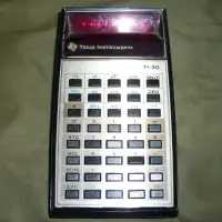 Vintage 1976 Texas Instruments TI-30 Electronic LED Calculator