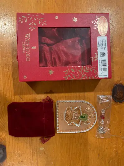BRAND NEW BEAUTIFUL WATERFORD CRYSTAL CHRISTMAS ORNAMENT, View more