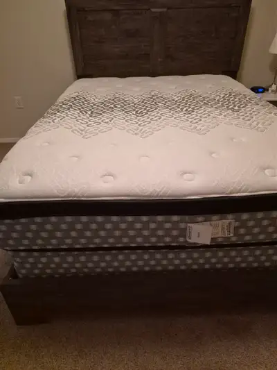 LIKE NEW MATTRESS SET AND BED, View more