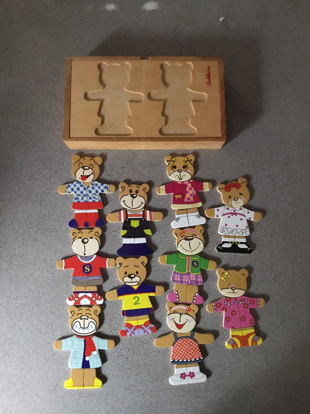 “Eichhorn, Germany”  30 Piece ‘Bears’ Wood Puzzles in Toys & Games in Bedford - Image 3