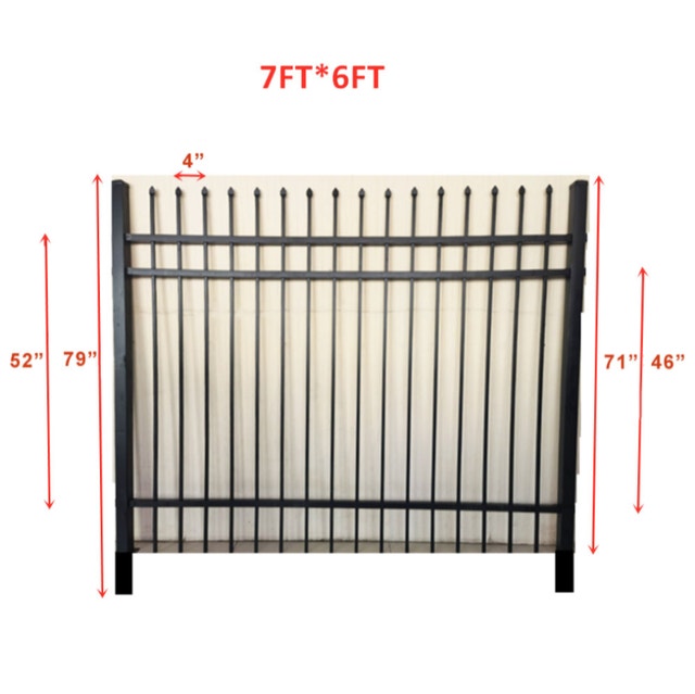 20 + 1 units of 6'x7' Ornamental Fencing Line for Sale Other Sault