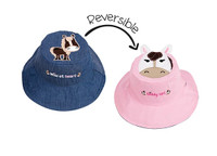 FlapJackKids Reversible Cowgirl Pony & Horse Sun Hat Stock# 9353
