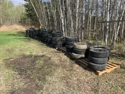 Variety of tires for sale. $25.00 each. Located on farm in Thorhild County. Contact 780-940-2124 for...