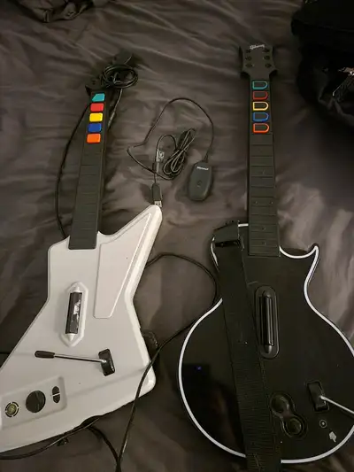 2 Guitar Hero Controllers XBOX, View more