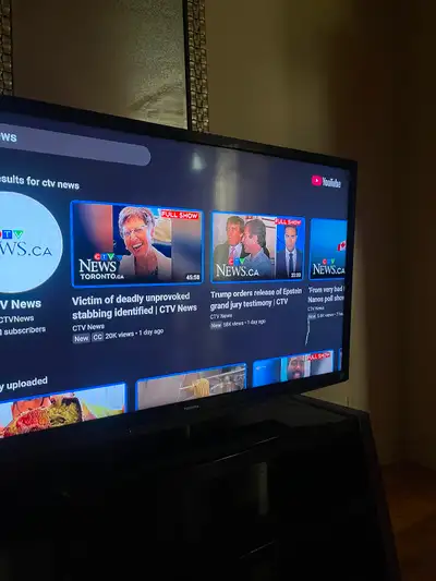Toshiba Tv with remote for $70 44””, View more