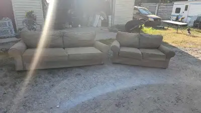 Couch and Loveseat, View more