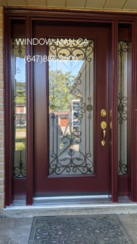Entry Door Front Single TwoSideLites  Contractor's Price