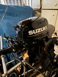 2017 tracker Jon boat with a 2023 20 hp Suzuki motor n trailer 