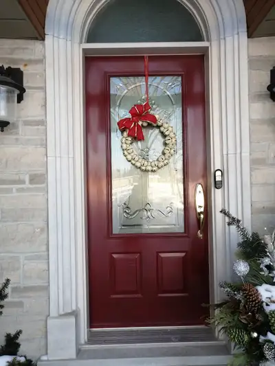STEEL FRONT DOOR CUSTOM GLASS AND LOCK, View more