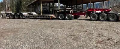 2014 K-line 55 ton lowbed 2018 Gerrys tandem jeep 1981 knight single axle booster All in good shape...