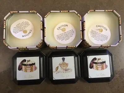 Set of 3 Candles by Tri Coastal Design - Super cute packaging!, View more