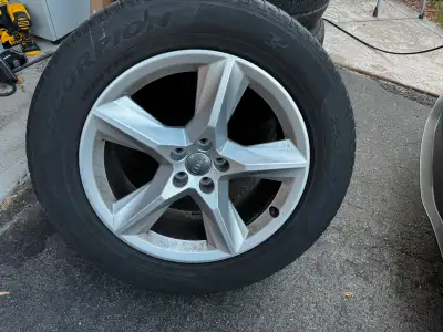 FOR SALE: Genuine Audi Winter Rims with Tires – 19” OEM 5-Spoke Star Design (Made in Germany) Comple...