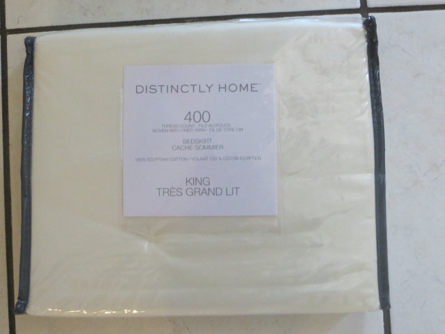 Brand New 400 Thread-Count Egyptian Cotton Bedskirt in Bedding in Mississauga / Peel Region - Image 3