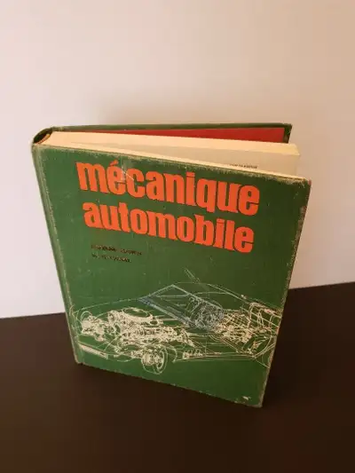 Livre en bon état parle de la mécanique automobile en général et montre les composantes et autre cho...
