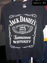 T-shirt Jack Daniel's small noir pour homme