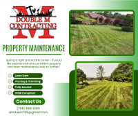 Lawn cutting and trimming services 