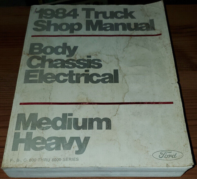 1984 Medium Heavy Truck Shop Manual in Other in Kingston