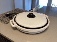 Electric table top griddle. 