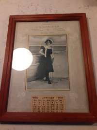 vintage 1907 Berlin calendar
