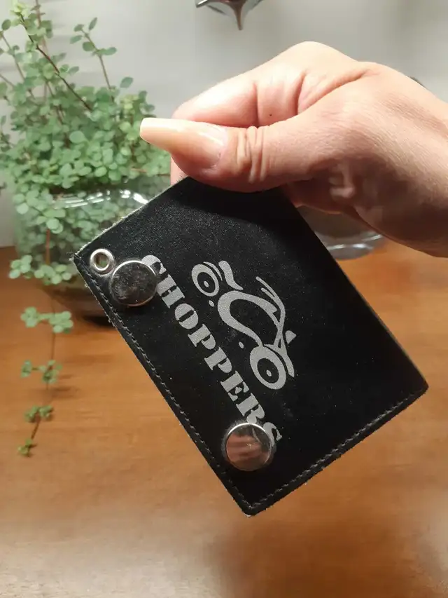 mens genuine leather "choppers" biker wallet in Men's in Calgary - Image 7